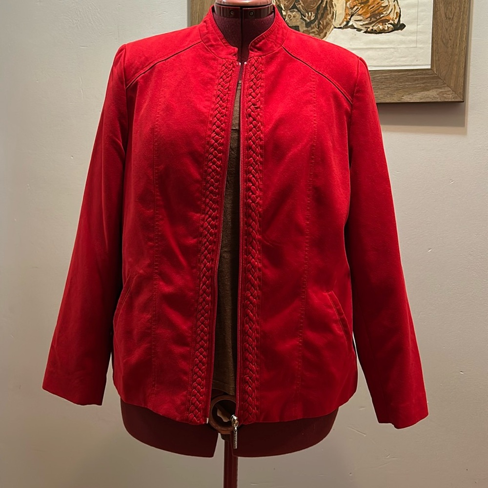 TanJay red blazer